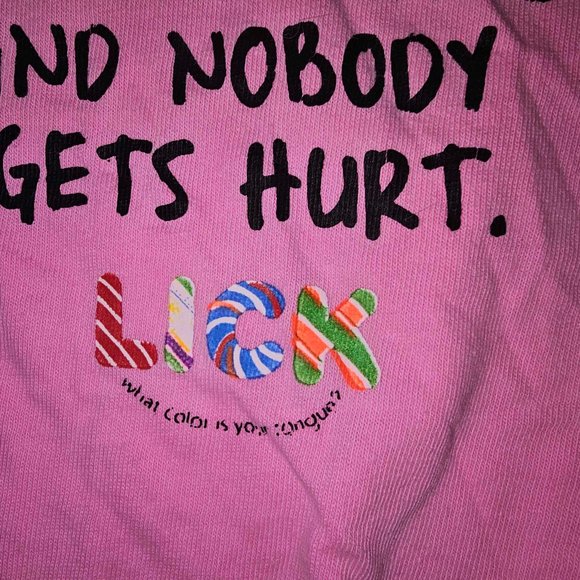 5/20 Lick Toddler Pink Cotton Onesie Bodysuit - Picture 4 of 4